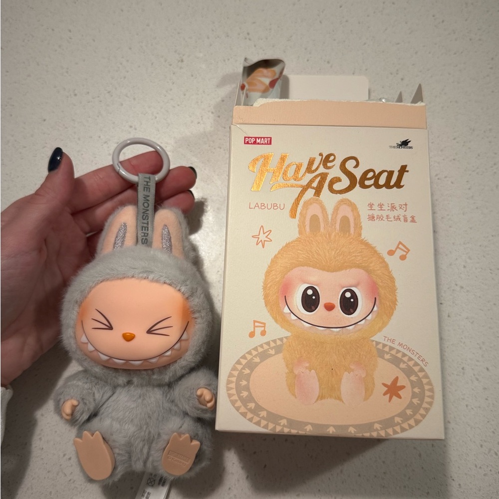 Pop Mart Labubu Plush Keychain